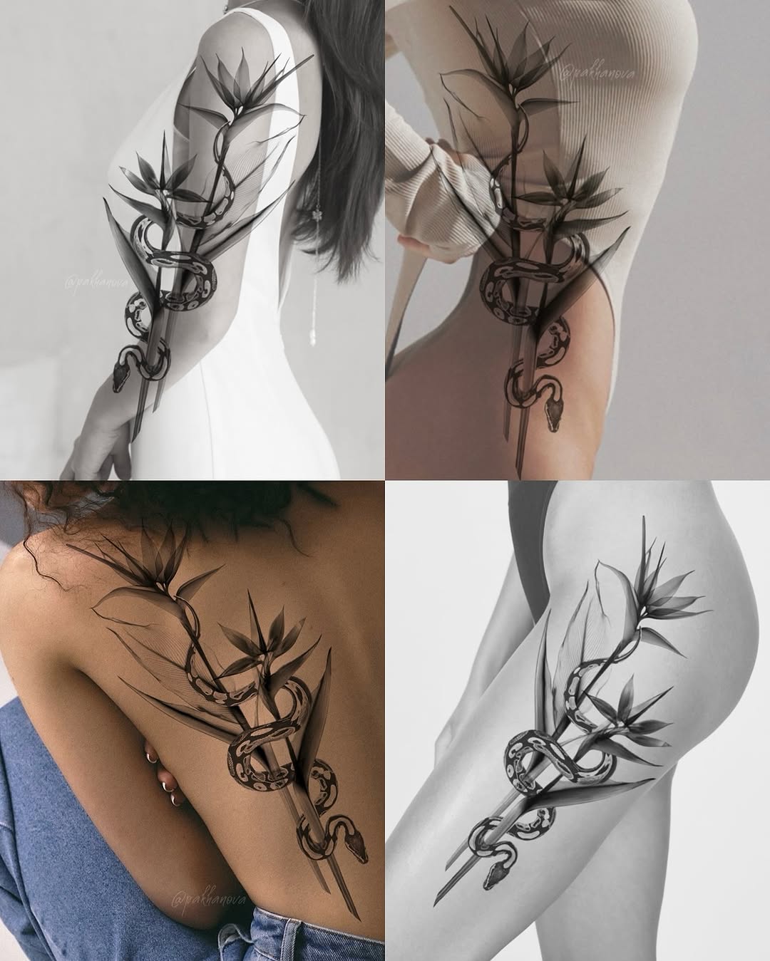 Tattoo by @pakhanova — black_and_grey, realism