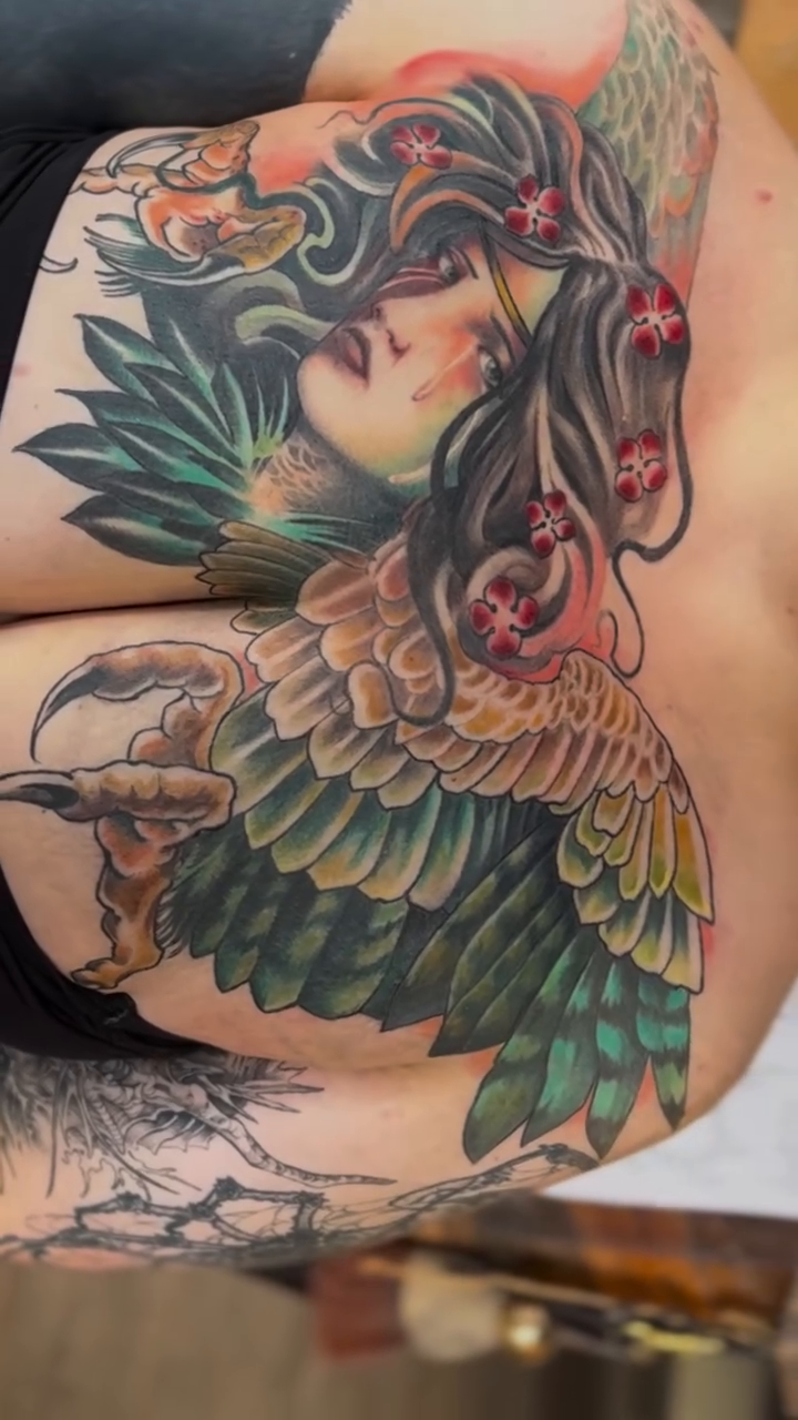 Tattoo by @sadsamtattoo — neo_traditional, realism