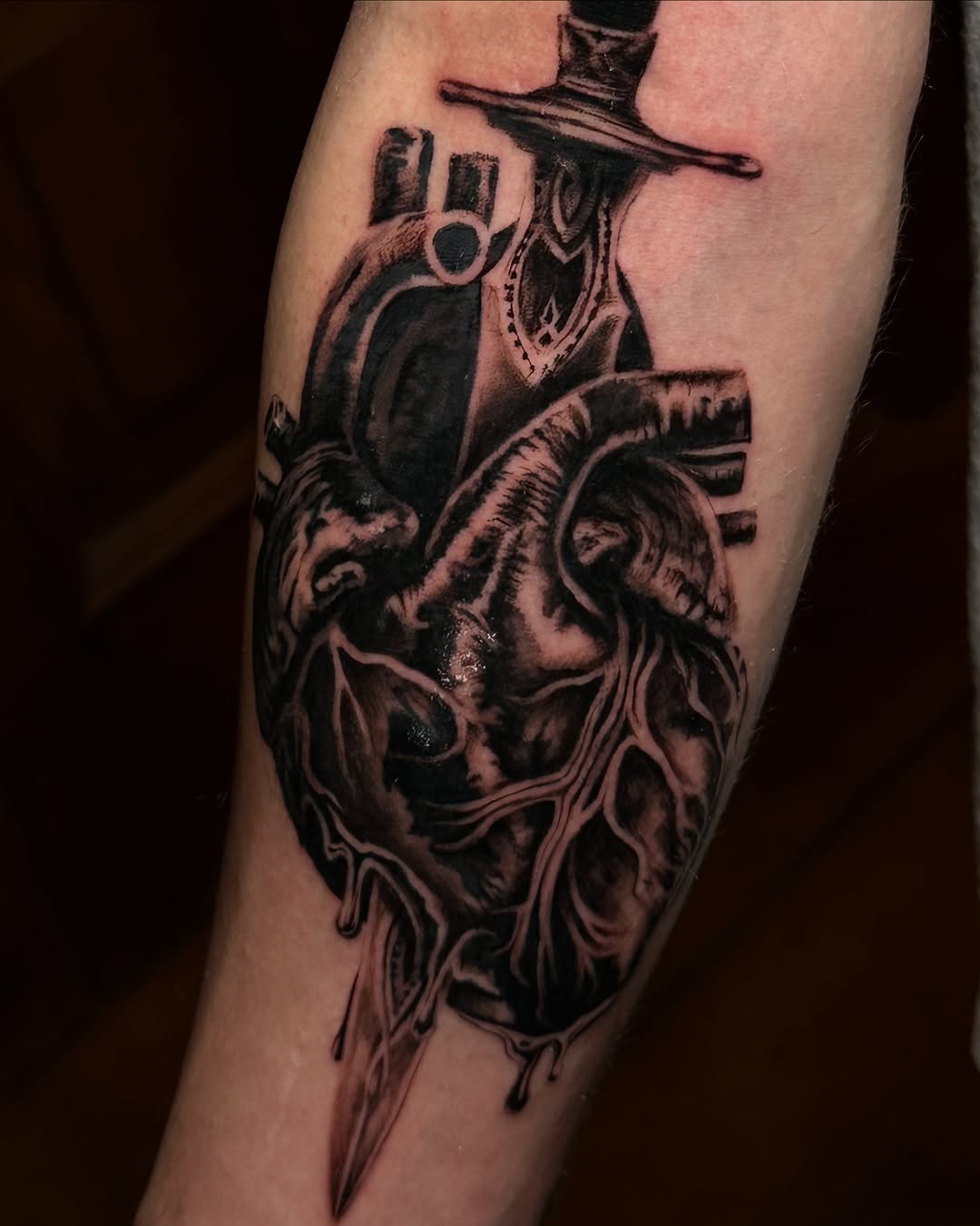 Tattoo by @kay.b.tats — black_and_grey, realism