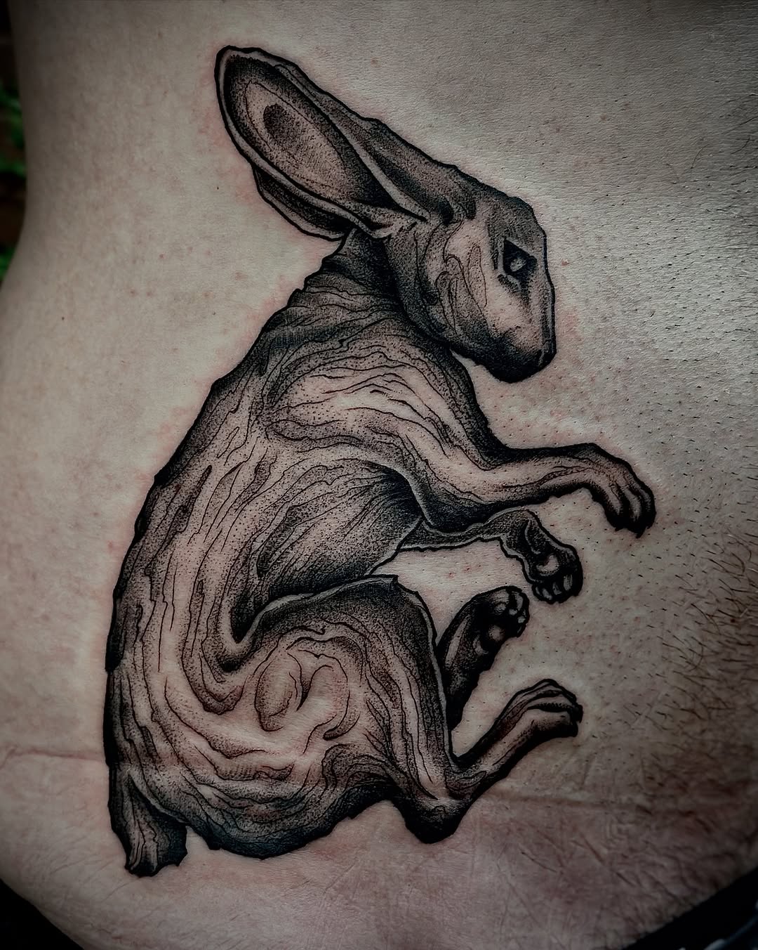 Tattoo by @giokay — blackwork
