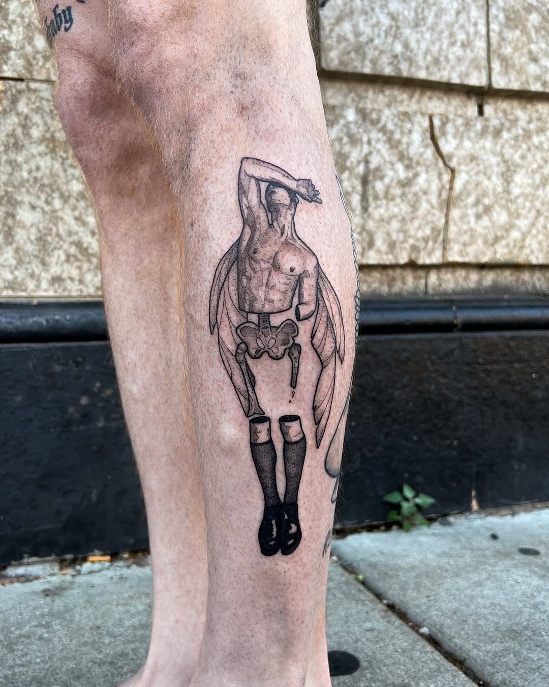 Tattoo by @cash_only_tattoos β black_and_grey, surrealism
