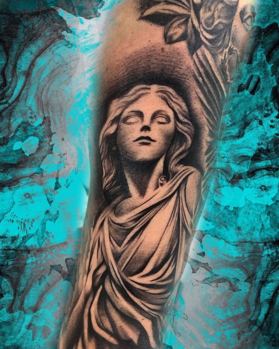 Tattoo by @chautattoo_ โ realism, black_and_grey