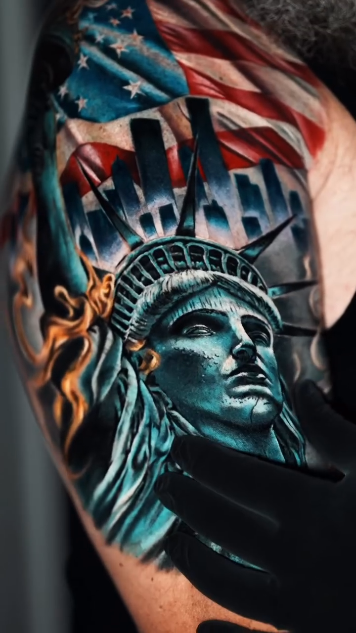 Tattoo by @j2k_tattoo_ — realism, black_and_grey