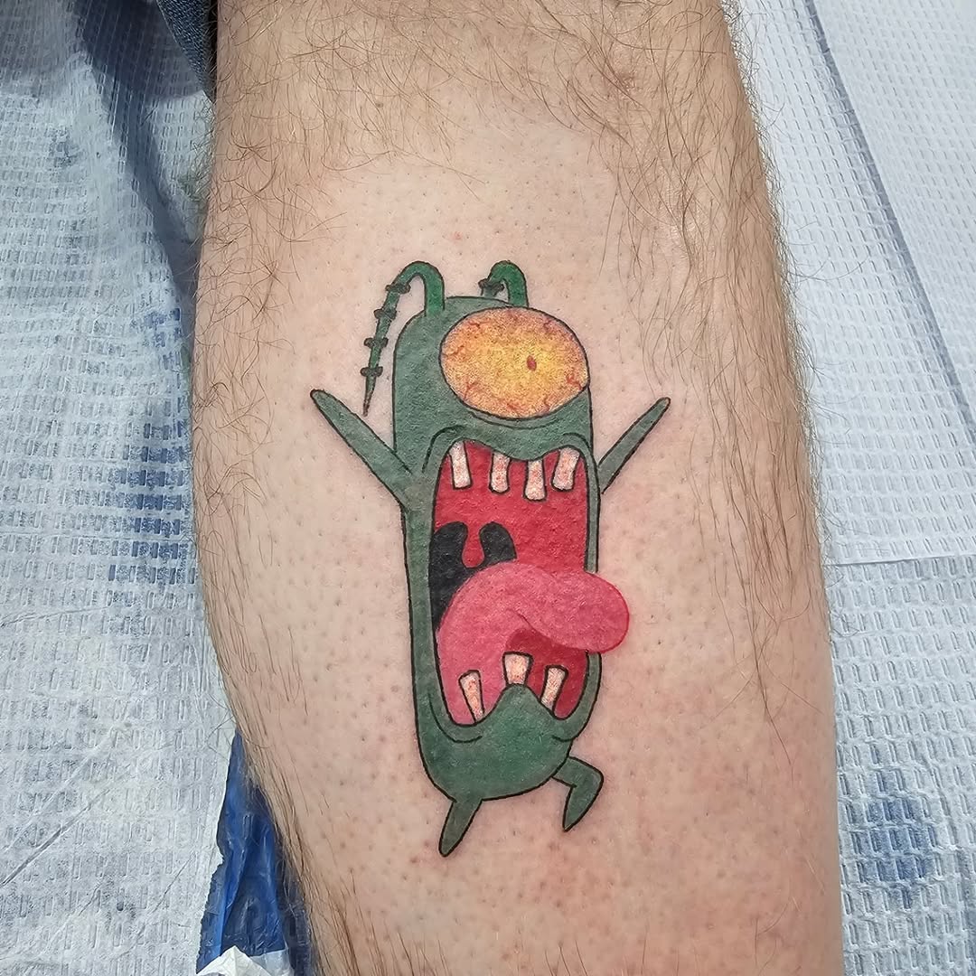 Tattoo by @phatboi915 โ new_school
