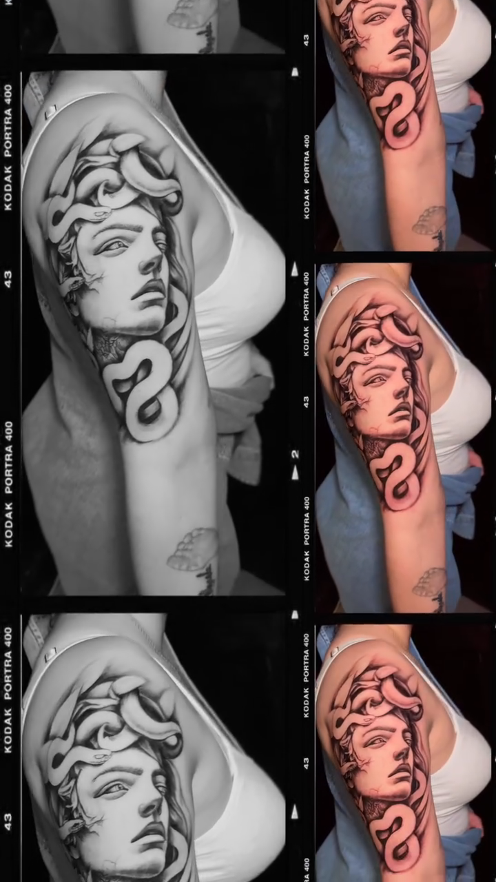 Tattoo by @lewylew_tattoo — black_and_grey, realism