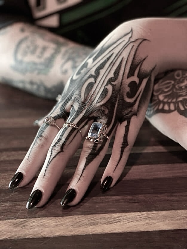 Tattoo by @tattzbyturk — blackwork