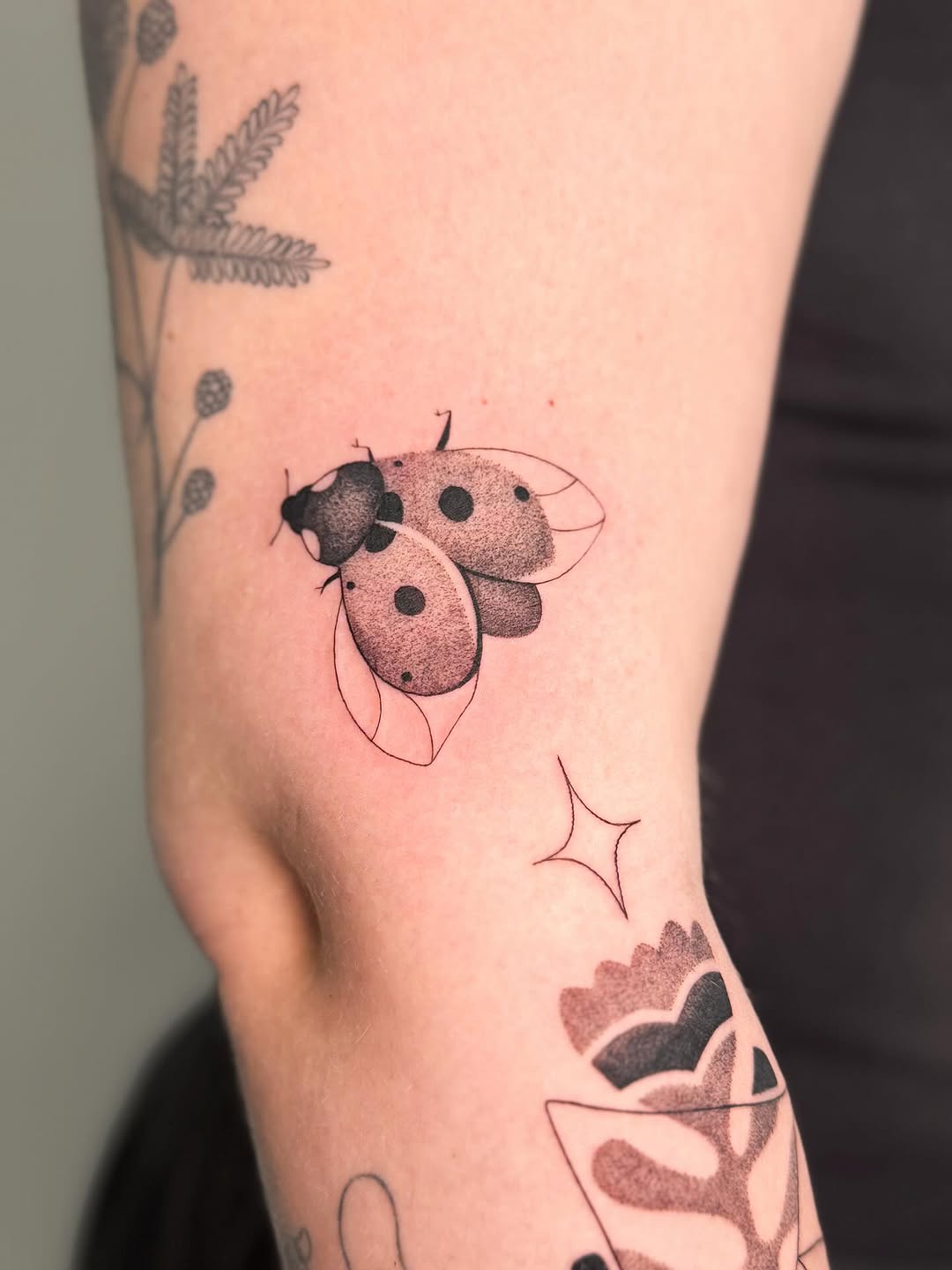 Tattoo by @whitestarling.tattoo — fine_line, dotwork