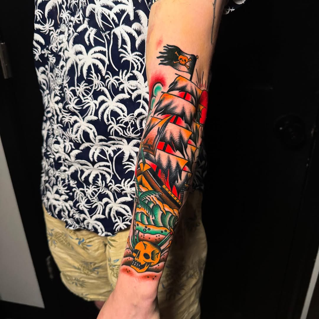 Tattoo by @noottattoo — american_traditional, illustrative