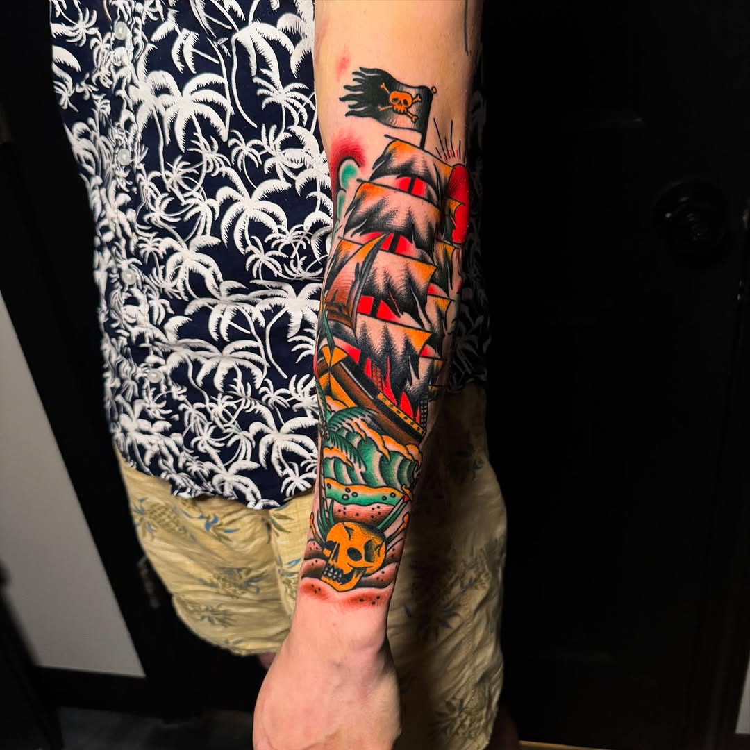 Tattoo by @noottattoo — american_traditional, illustrative