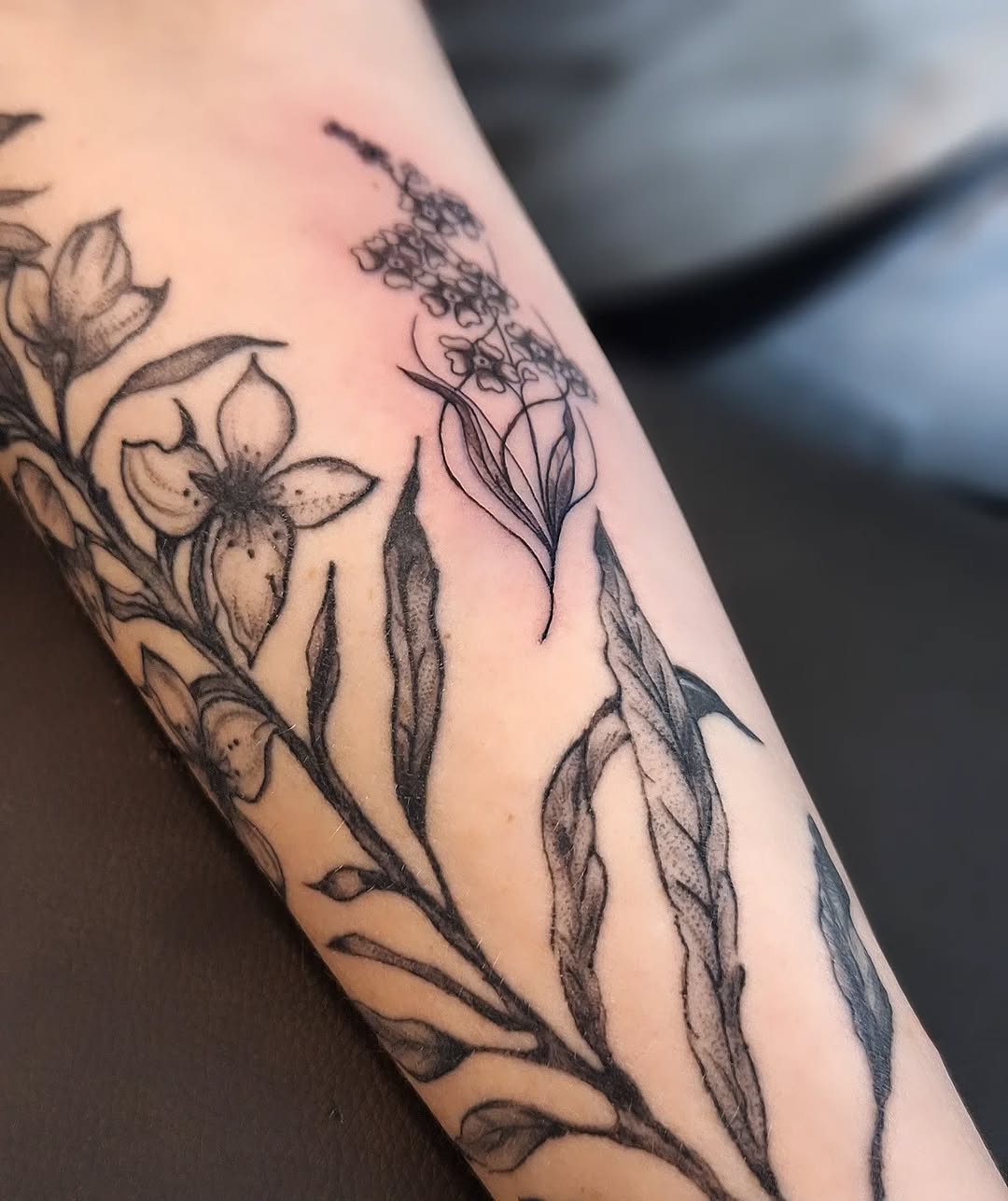 Tattoo by @ancient.ink.mt — fine_line, black_and_grey