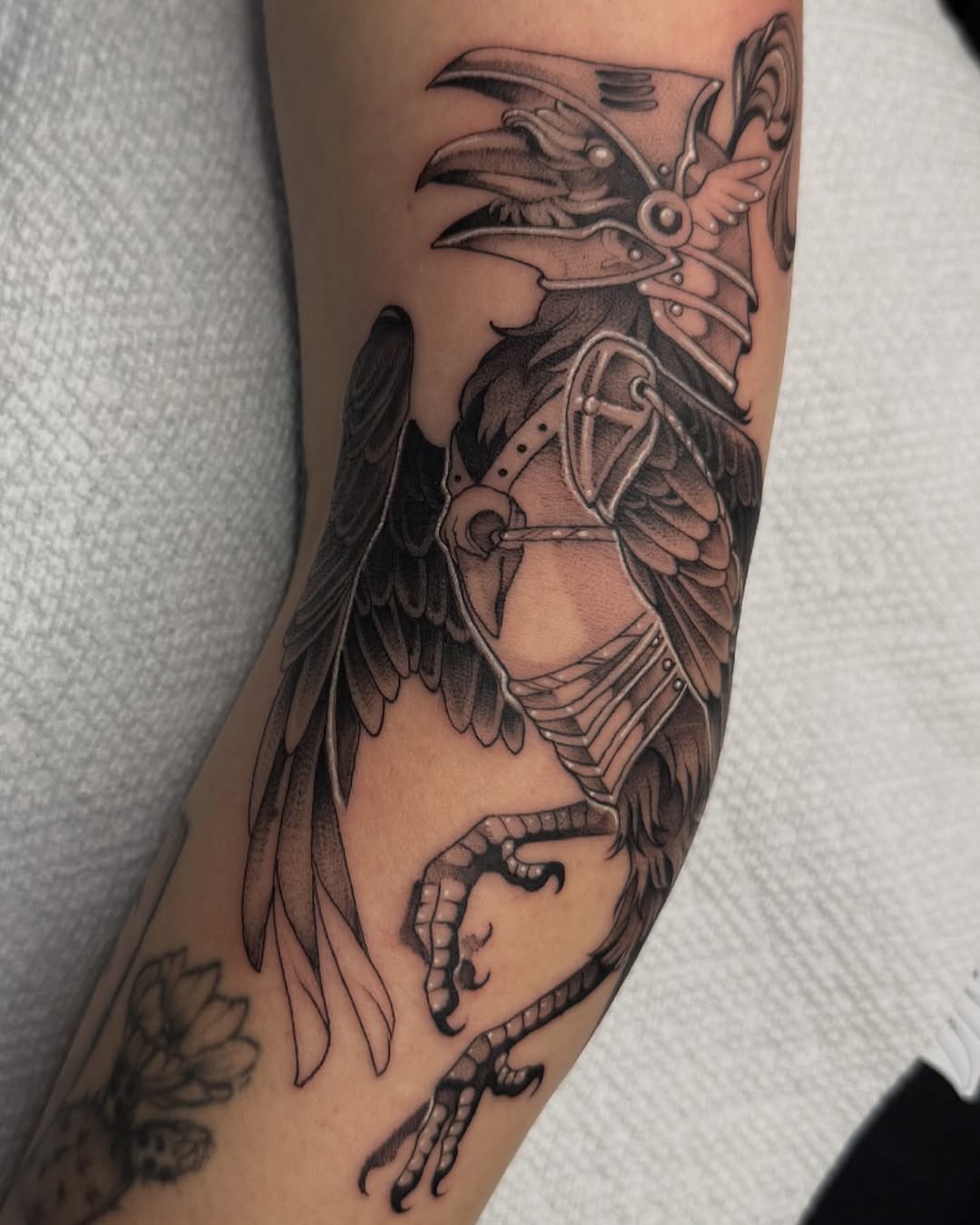 Tattoo by @mezzo.tattoo — black_and_grey, realism
