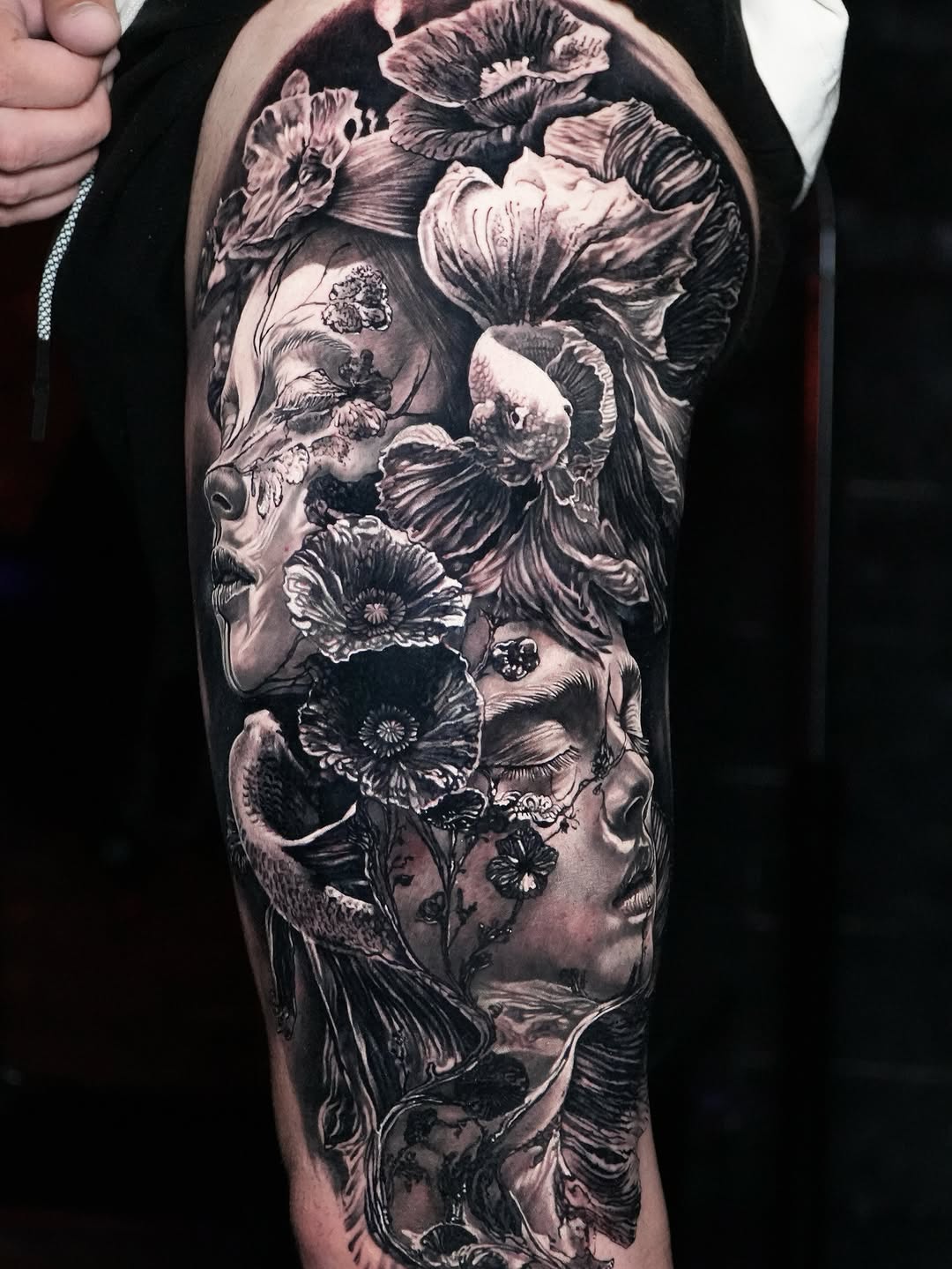 Tattoo work at Villain Arts – Houston
