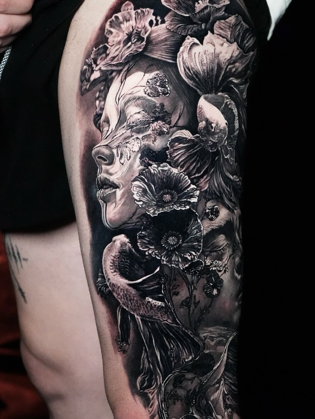 Tattoo work at Villain Arts – Houston