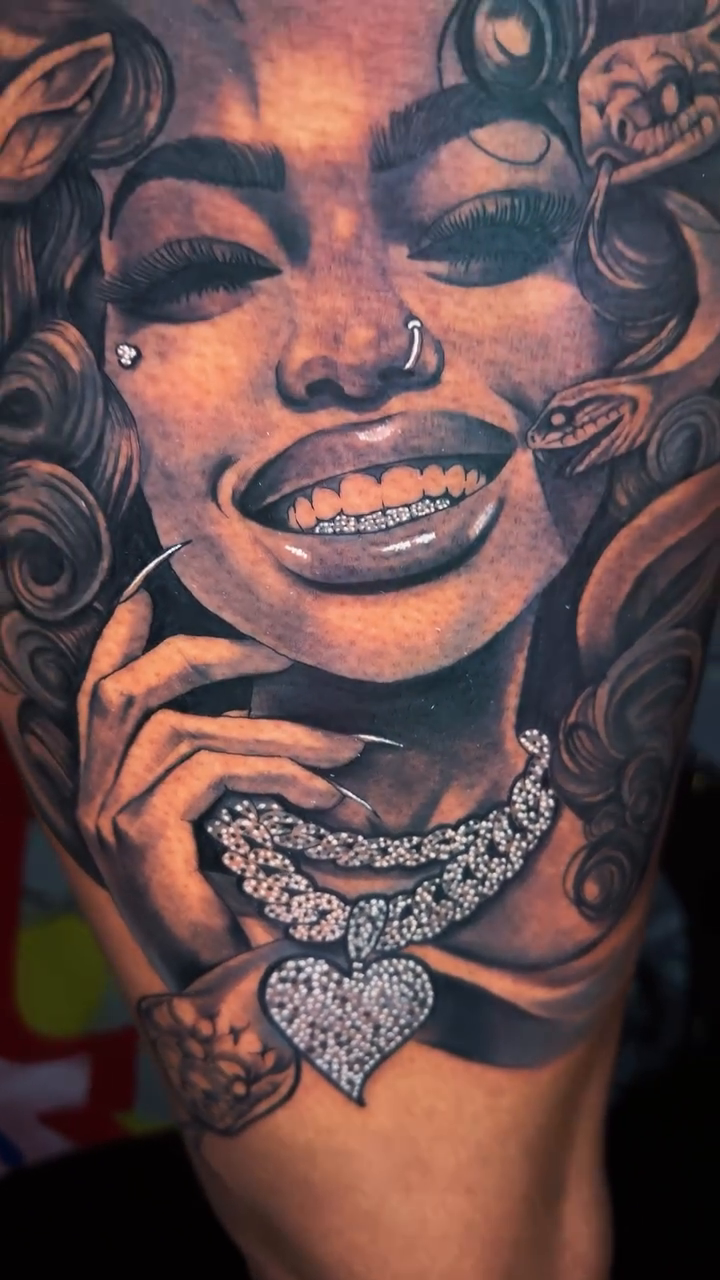 Tattoo by @another_tattoo — realism, black_and_grey