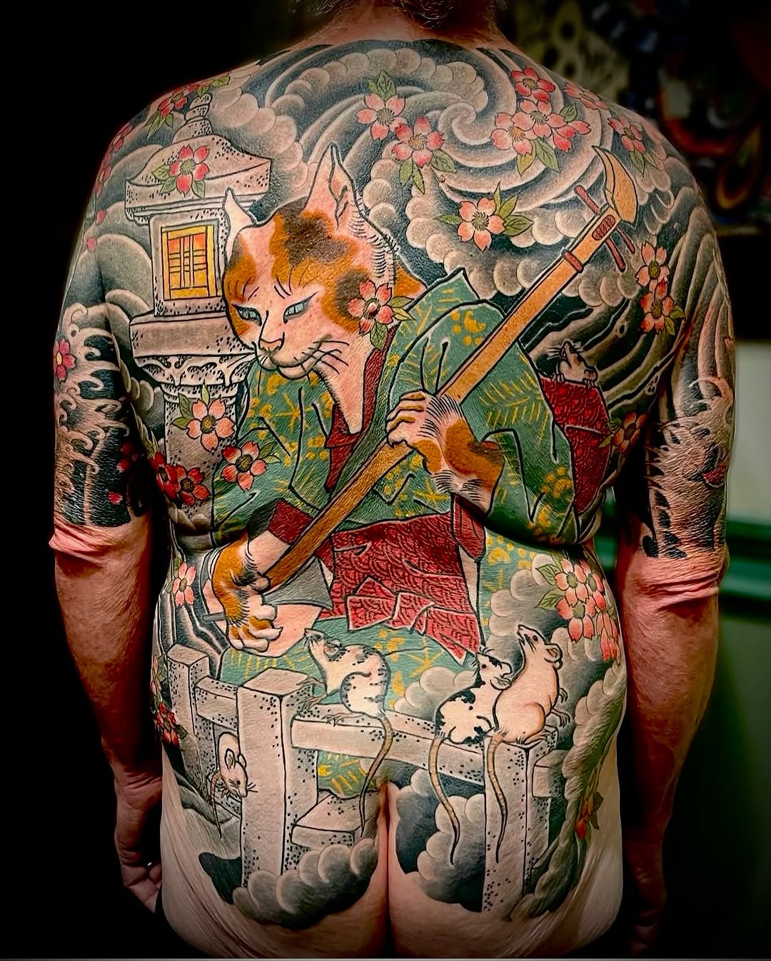 Tattoo by @justin.edward.davis — japanese_irezumi, illustrative
