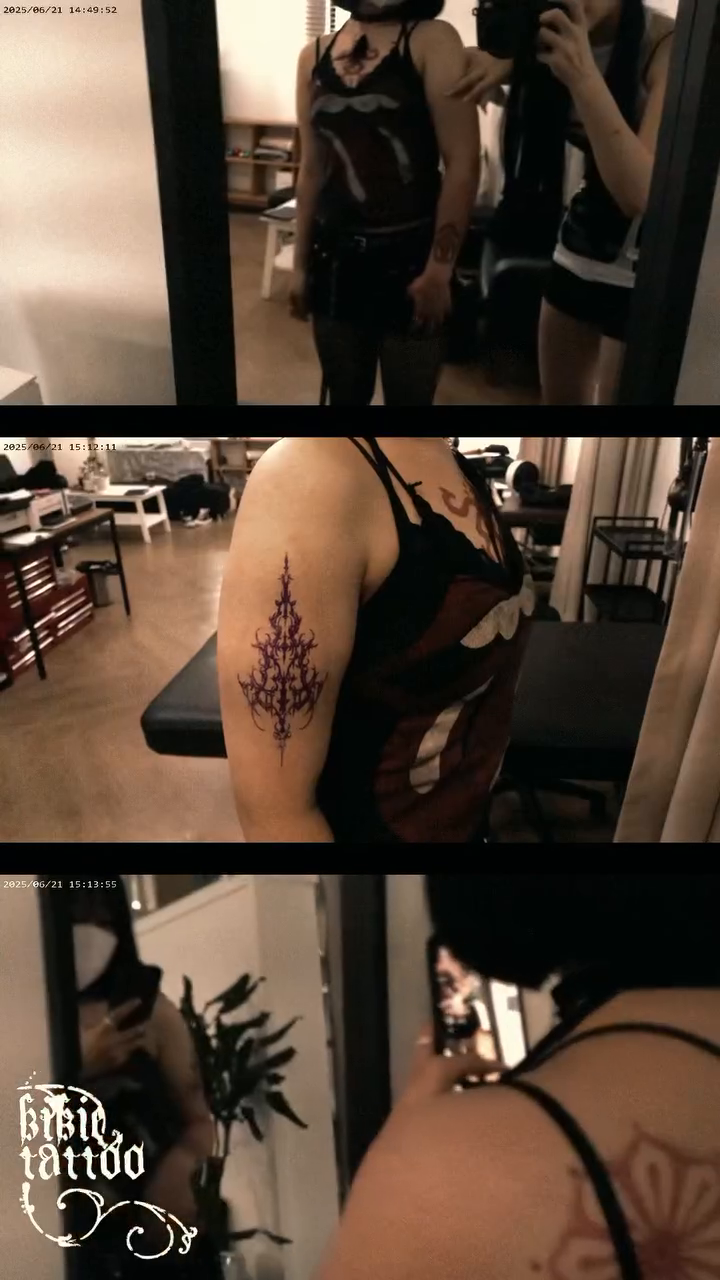 Tattoo by @bibie.ttt — geometric, ornamental