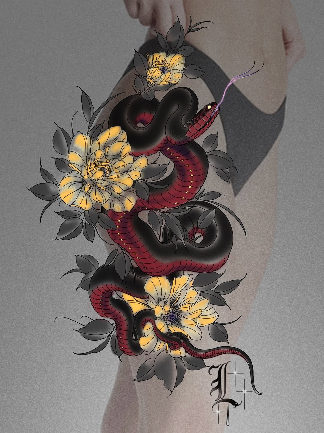 Tattoo by @lorenzotattoos — japanese_irezumi, neo_traditional