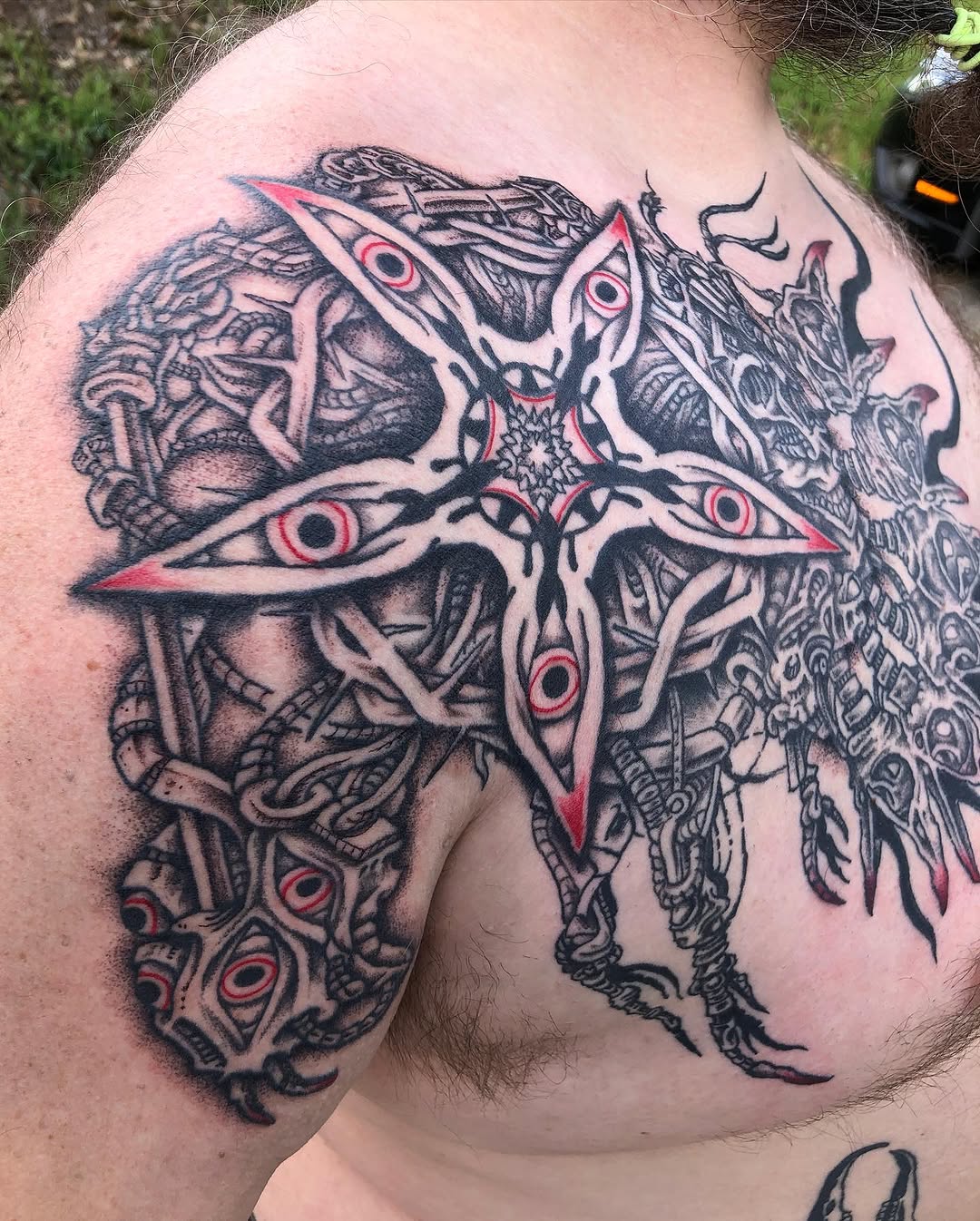 Tattoo by @_zaddy_taddy_ โ blackwork