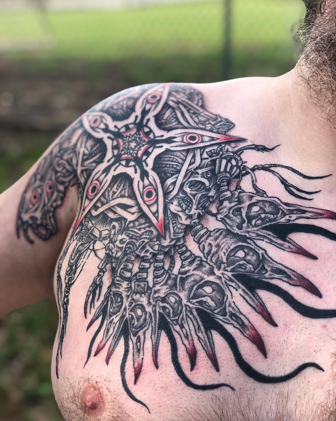 Tattoo by @_zaddy_taddy_ โ dark_realism, illustrative