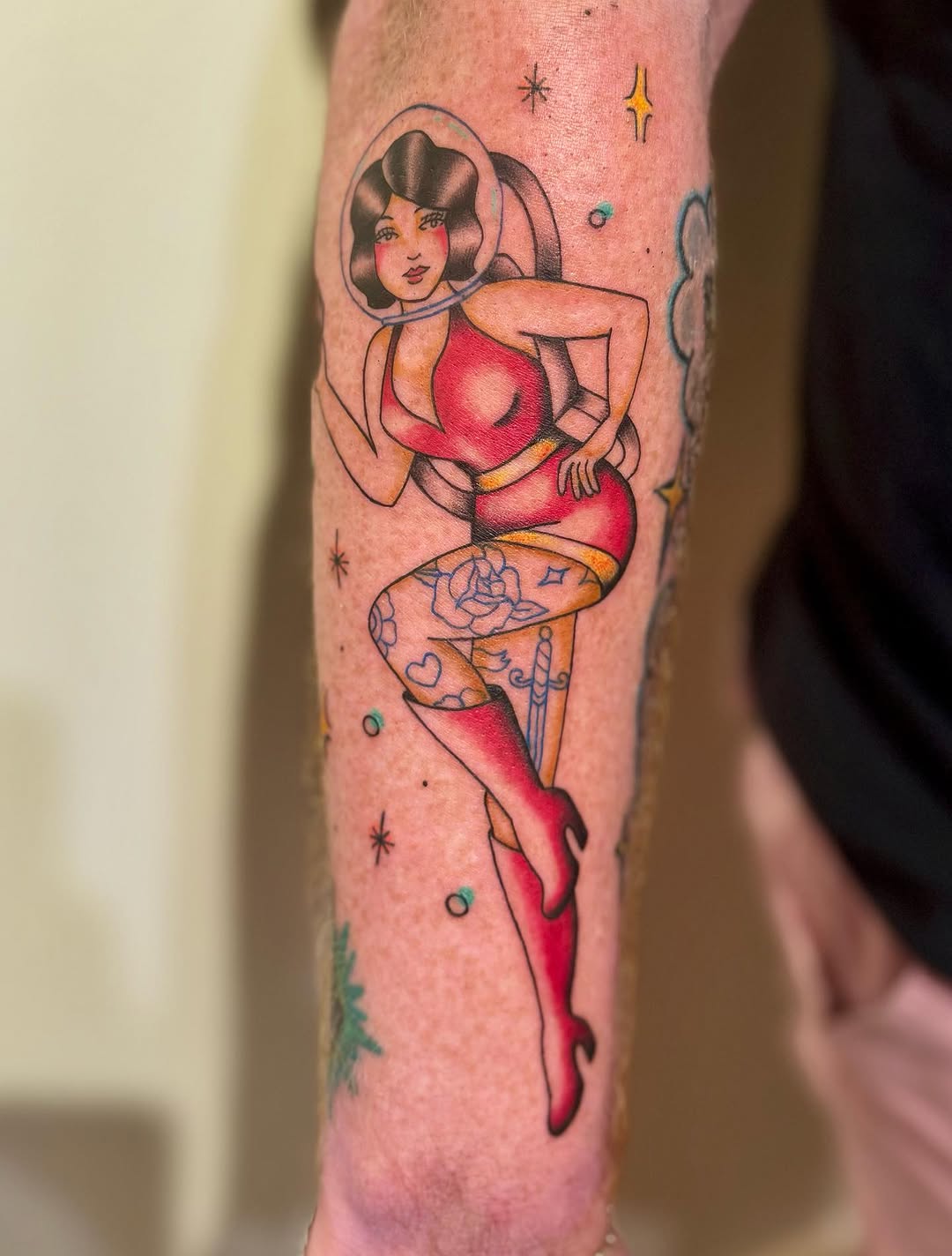Tattoo by @dream.test.baby — american_traditional, illustrative