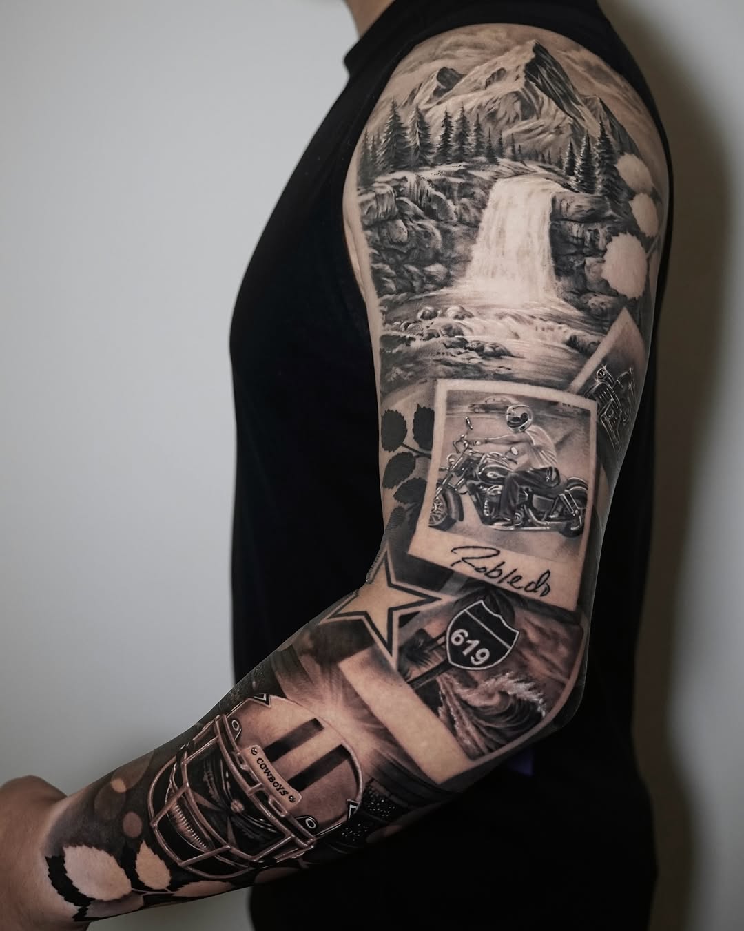 Tattoo by @lplovesart — realism, black_and_grey