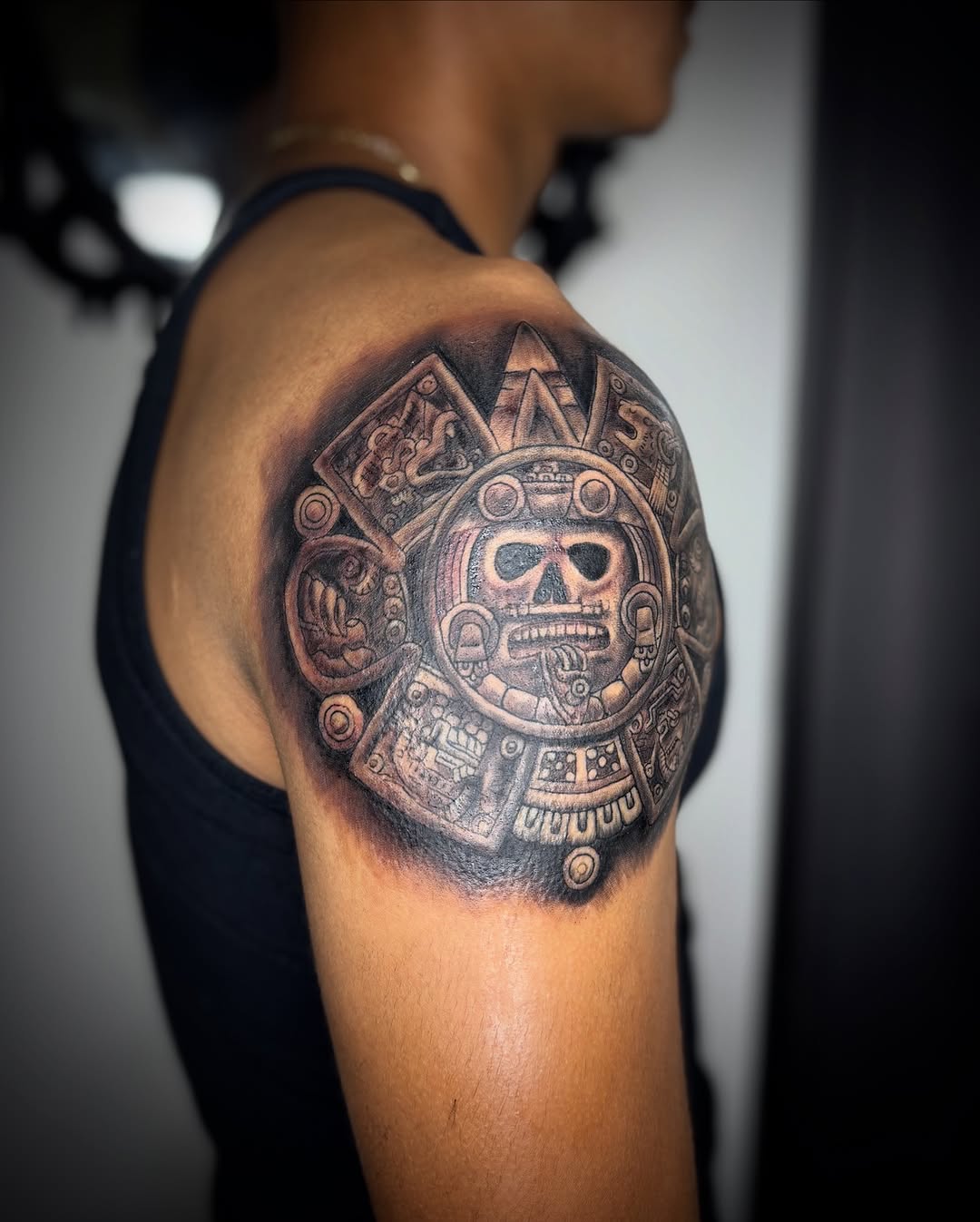 Tattoo by @zhentats2 — black_and_grey, realism