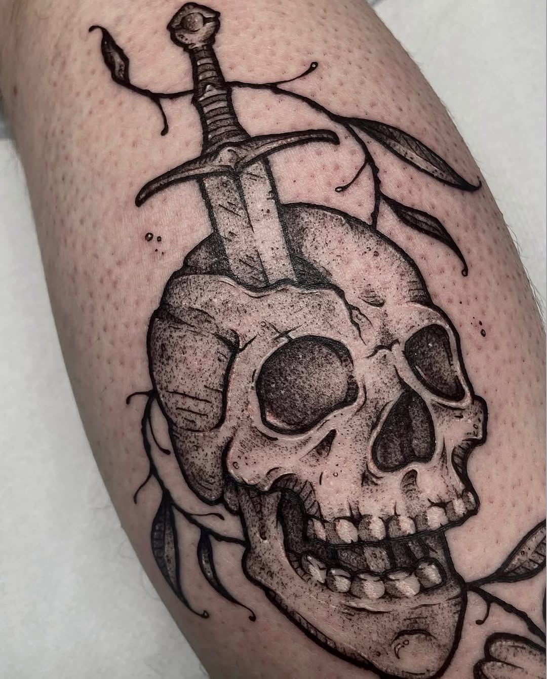 Tattoo by @dog.house.tattoo β black_and_grey, realism