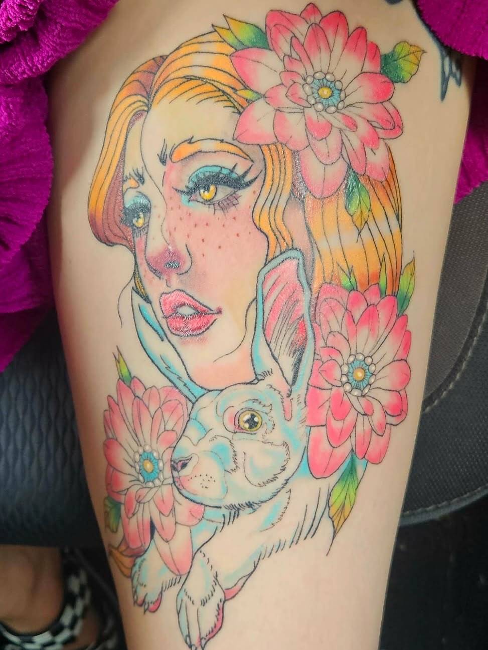 Tattoo by @devillepinson — new_school