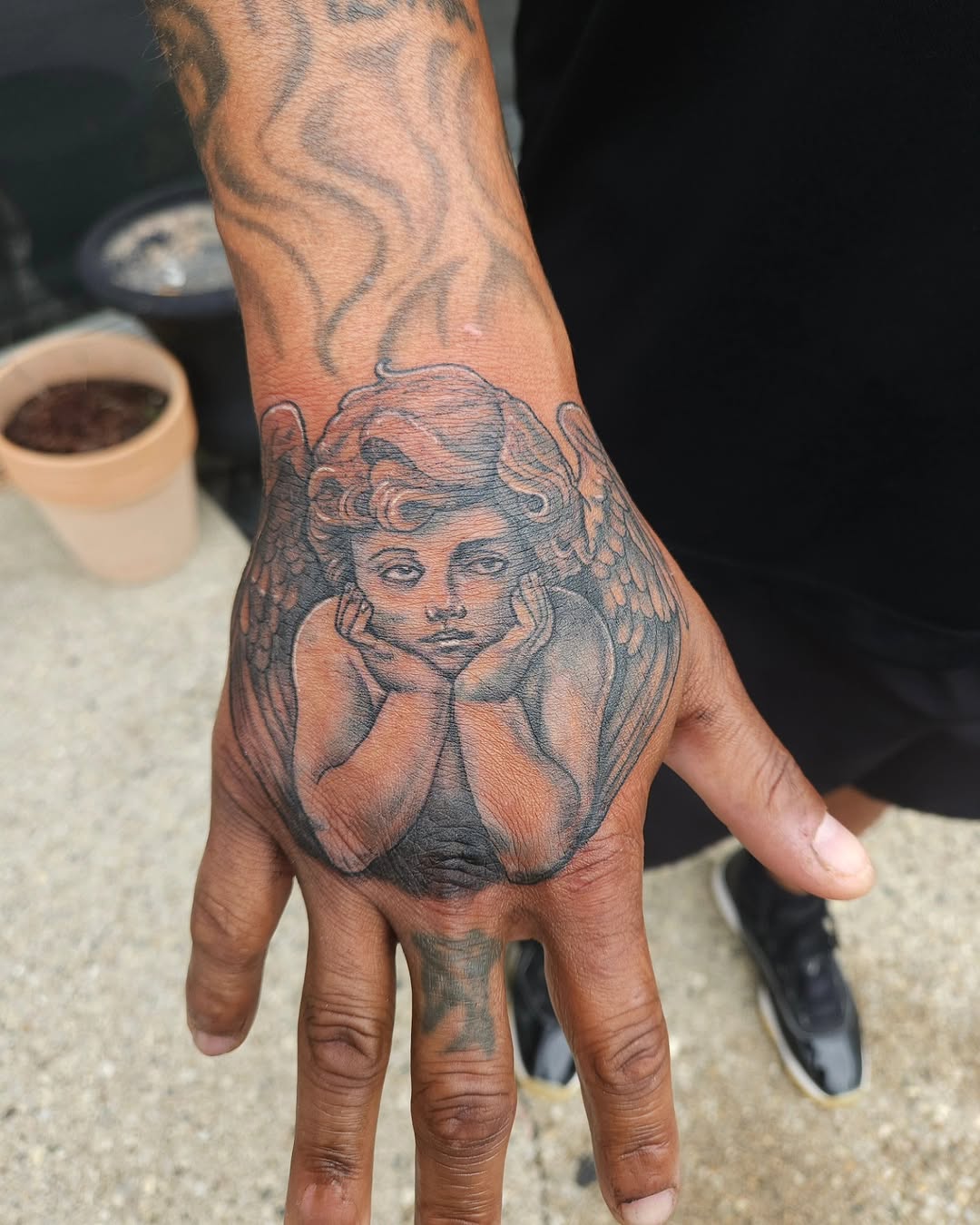 Tattoo by @mitchprestontattoos โ black_and_grey, realism