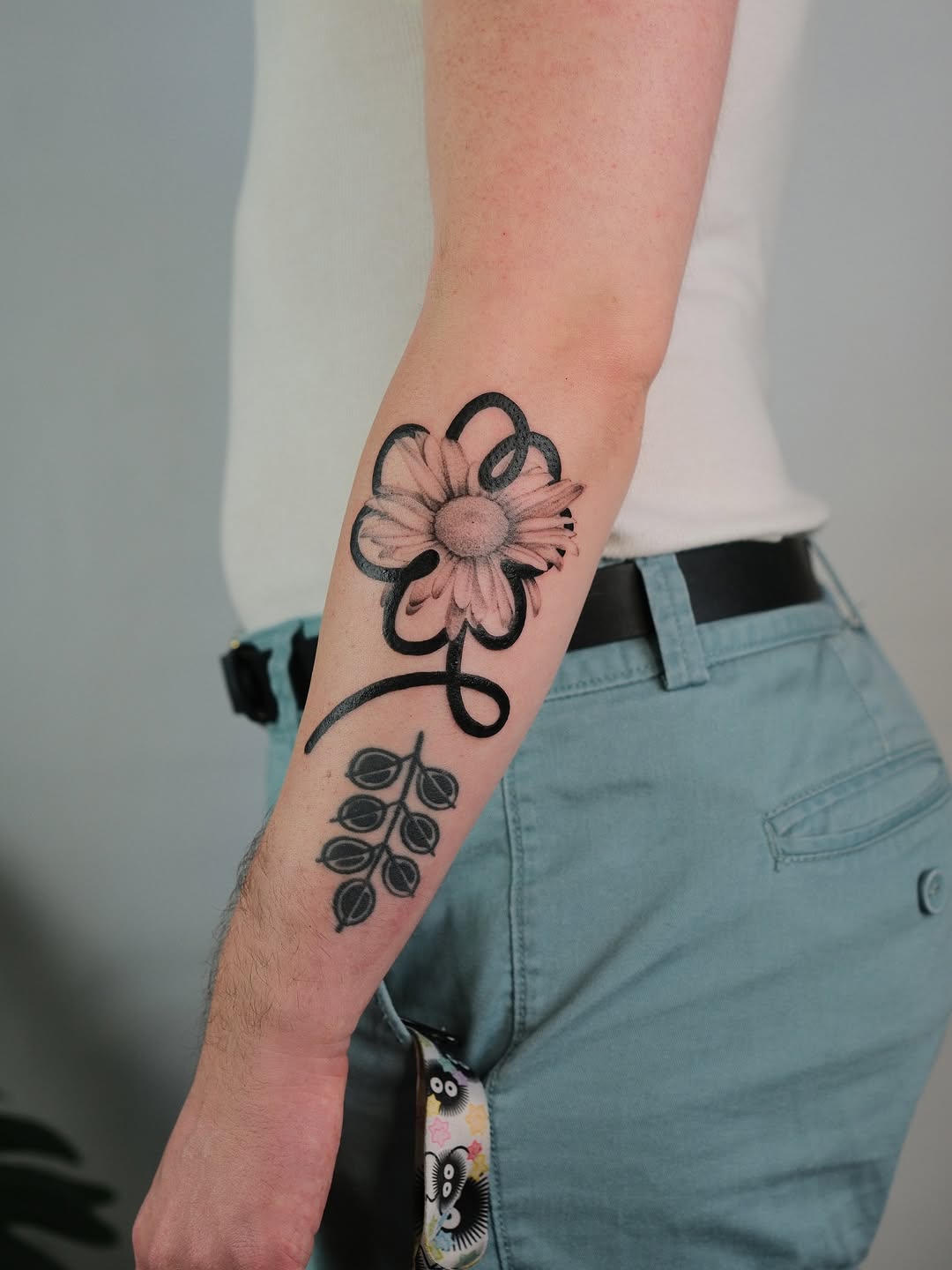 Tattoo by @wonkycube โ fine_line, black_and_grey