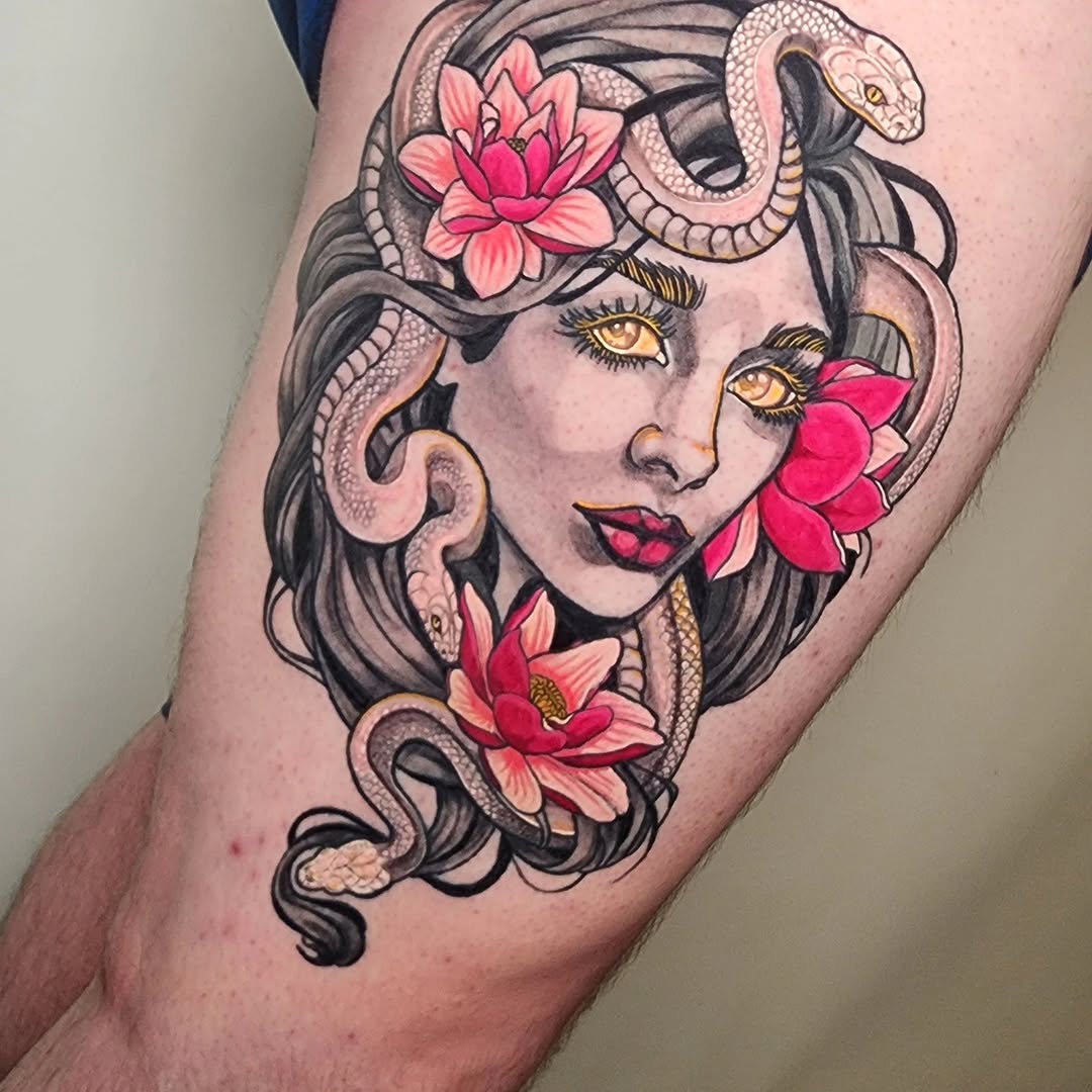 Tattoo by @soleilantoinette — neo_traditional, realism