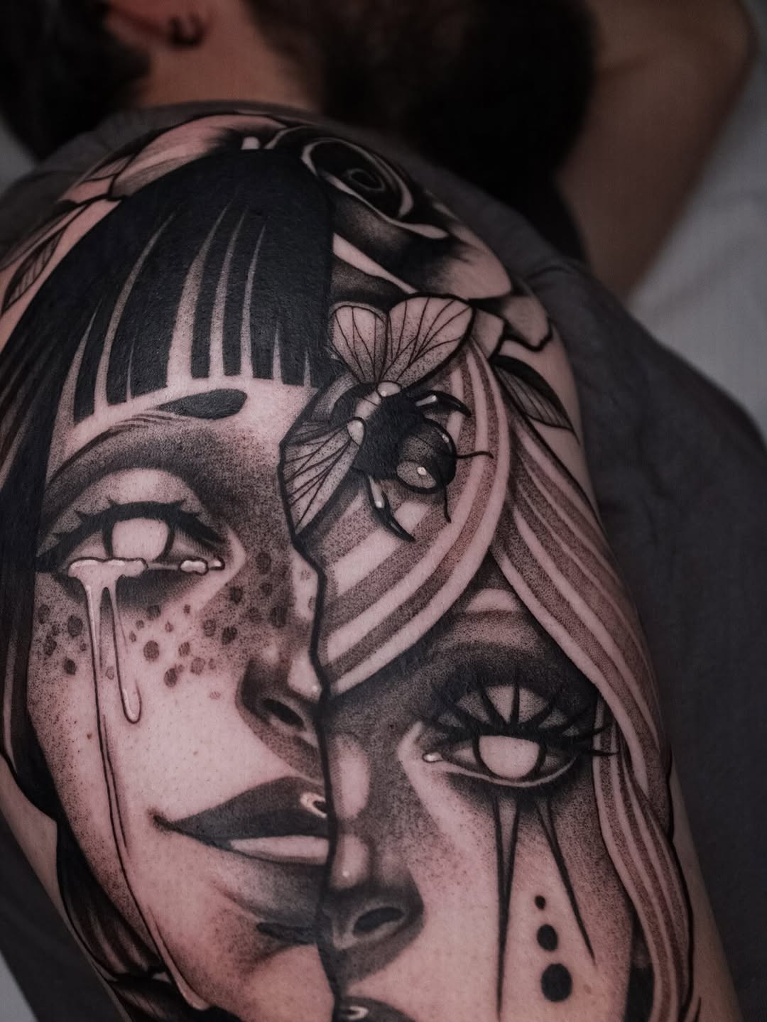 Tattoo by @danielm.ttt — black_and_grey, realism