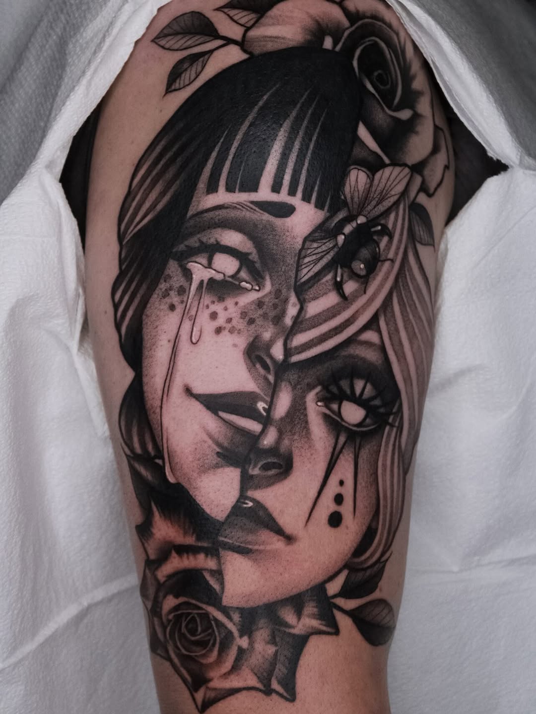 Tattoo by @danielm.ttt — black_and_grey, realism