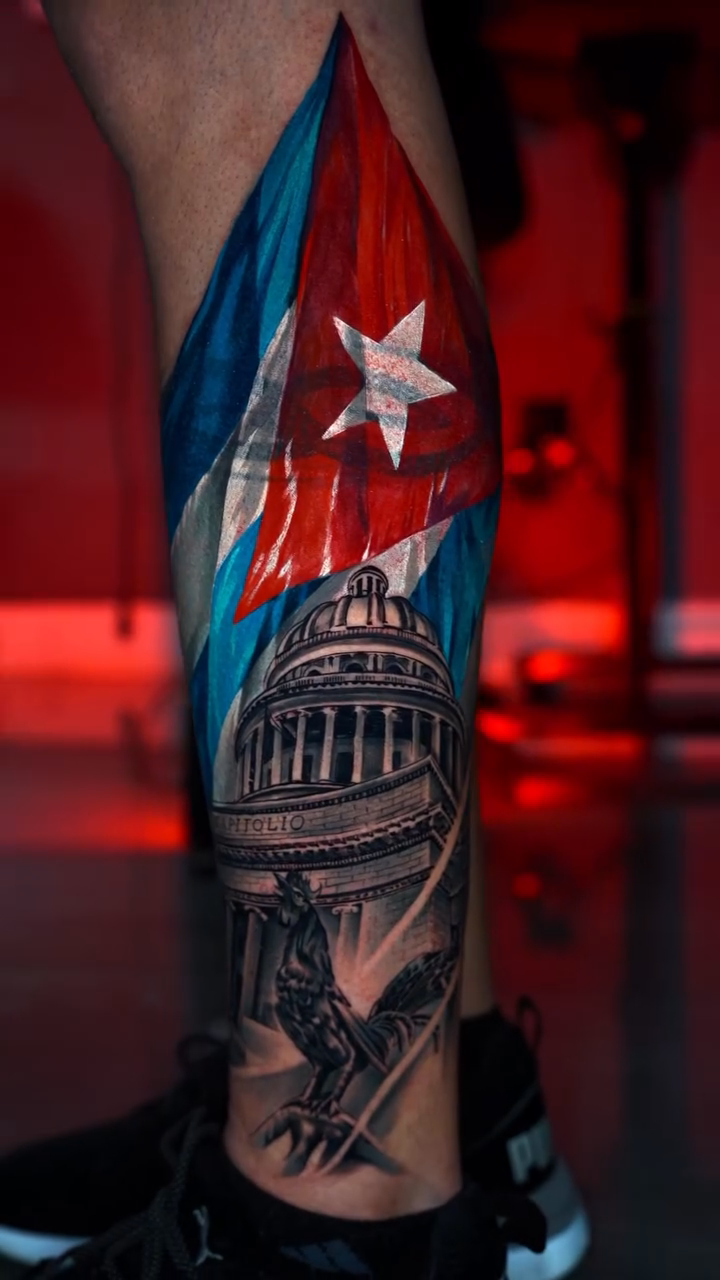 Tattoo by @arttattooandres β realism, black_and_grey