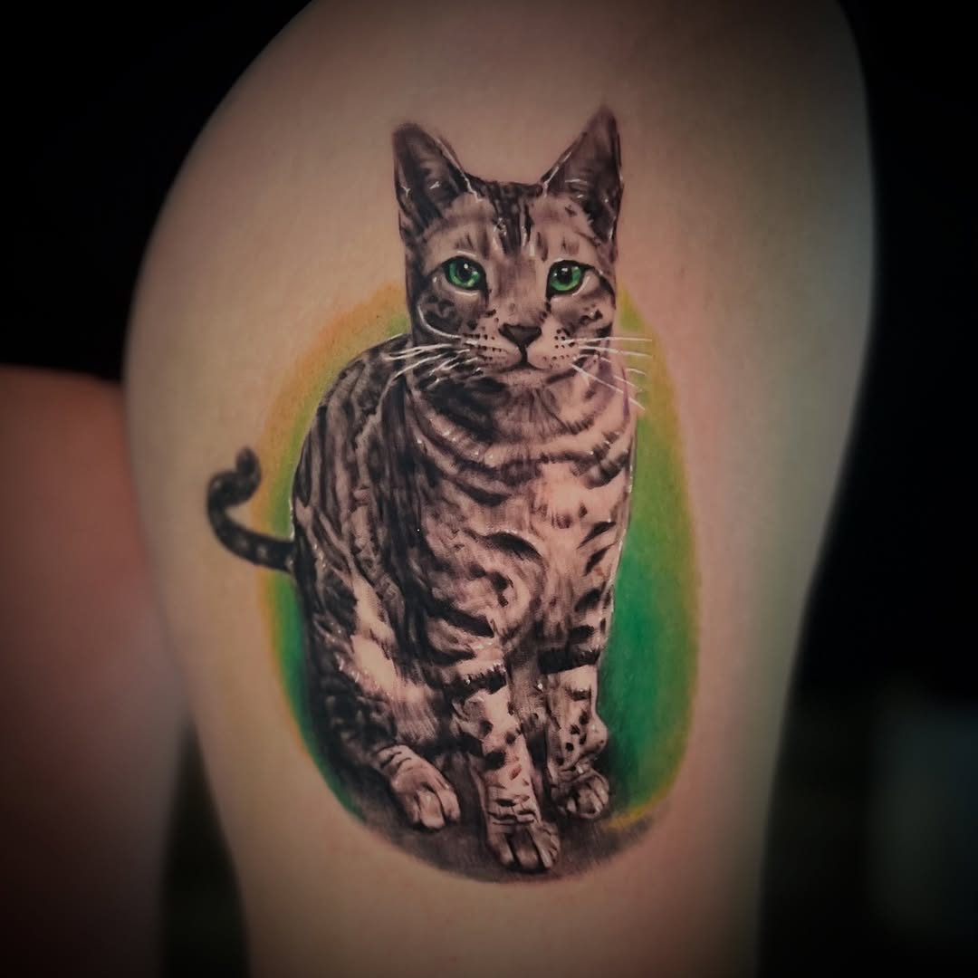 Tattoo by @mez_love_tattoos — realism, black_and_grey