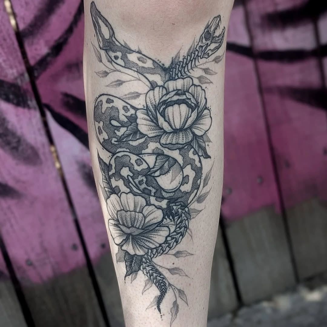 Tattoo by @ghpthree — black_and_grey