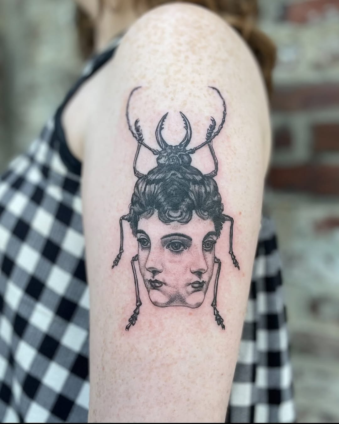 Tattoo by @ponycarttattoo — black_and_grey, realism