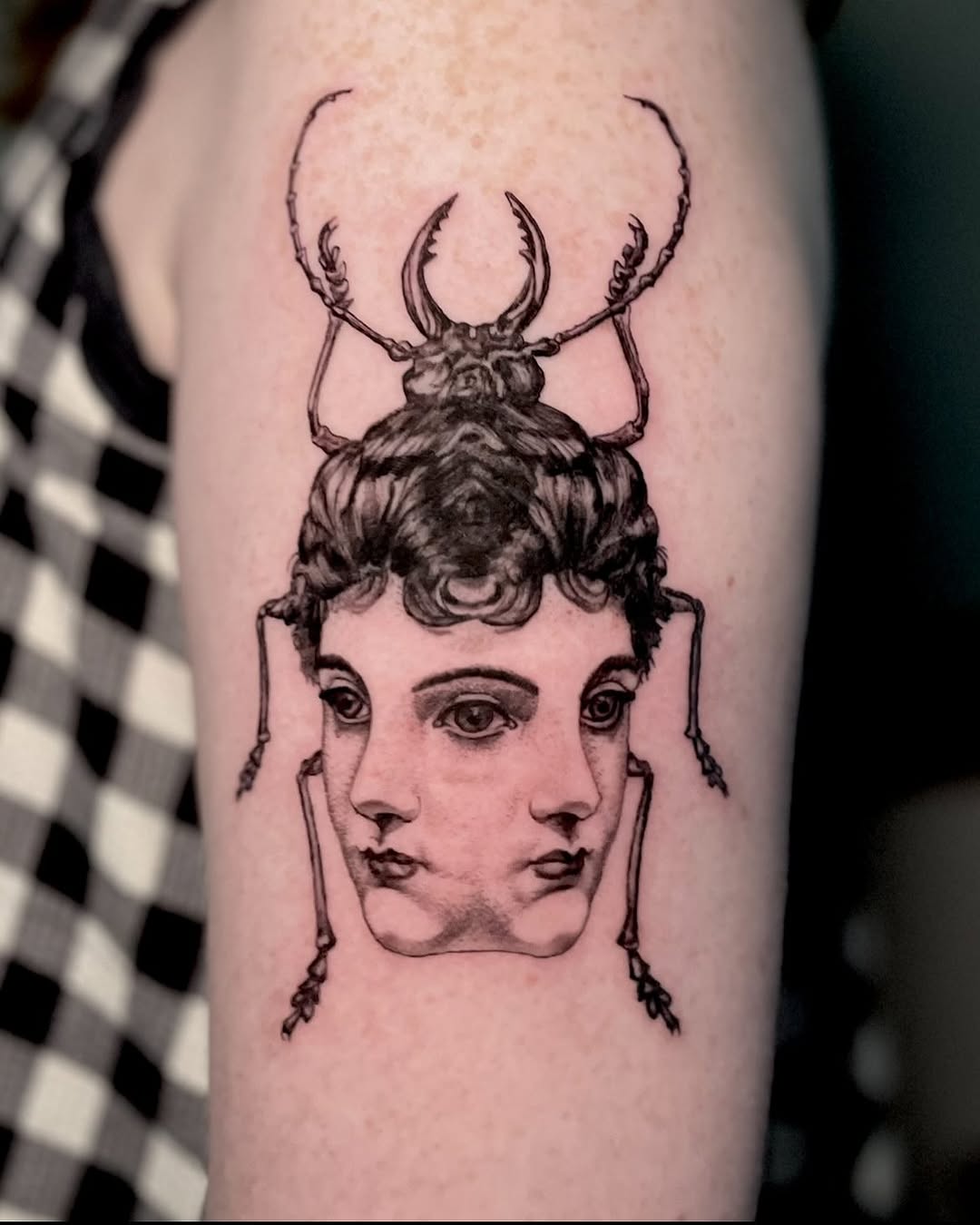 Tattoo by @ponycarttattoo — realism, black_and_grey
