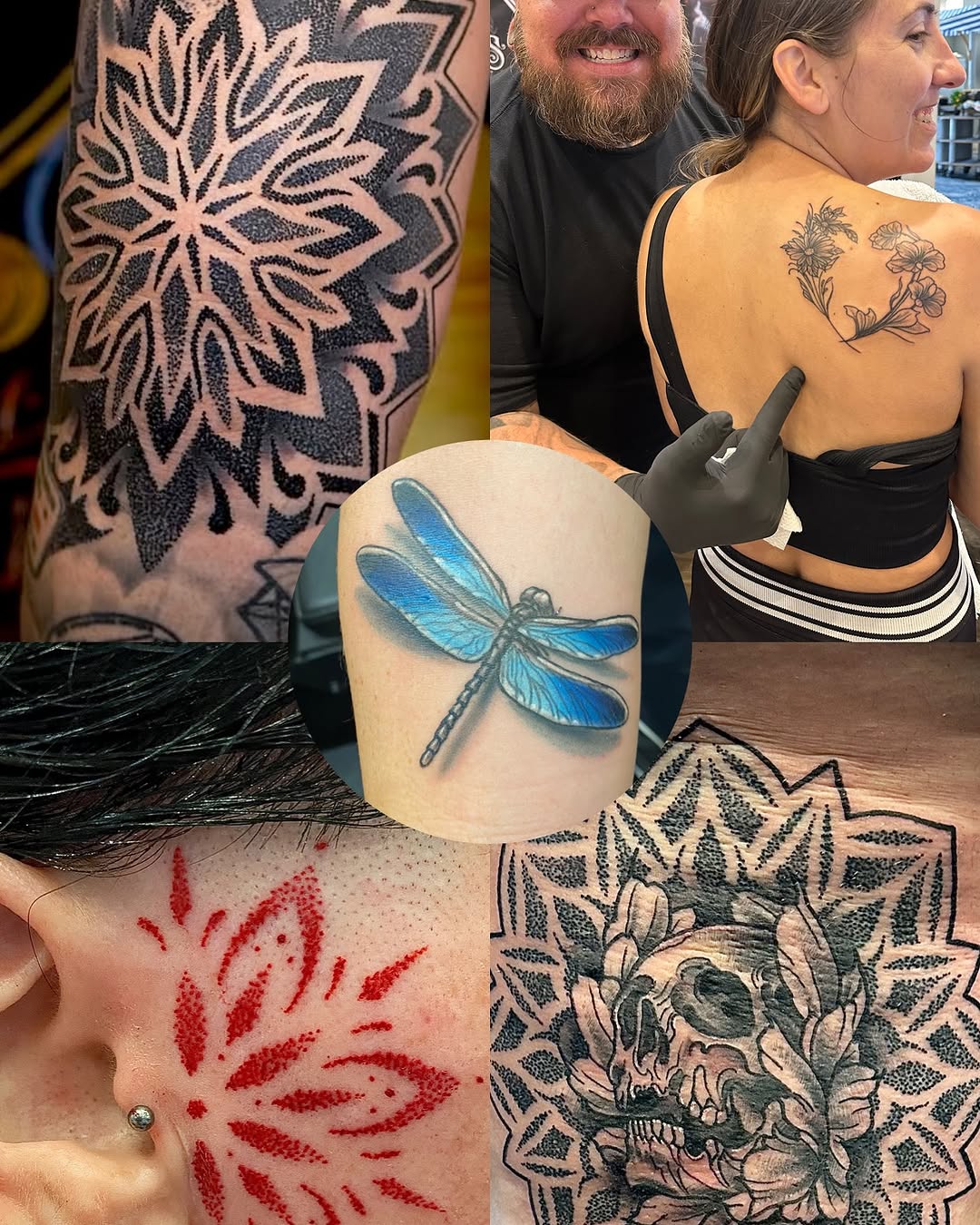 Tattoo by @josh_st_tat2 β dotwork, geometric