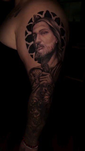 Tattoo by @jasmine.rain.tatts — realism, black_and_grey