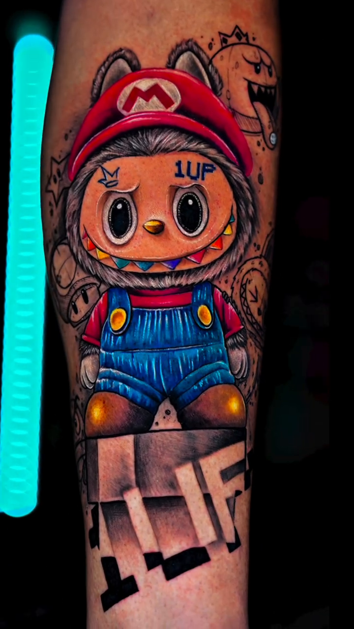 Tattoo by @mandytattoo2013 — new_school, anime