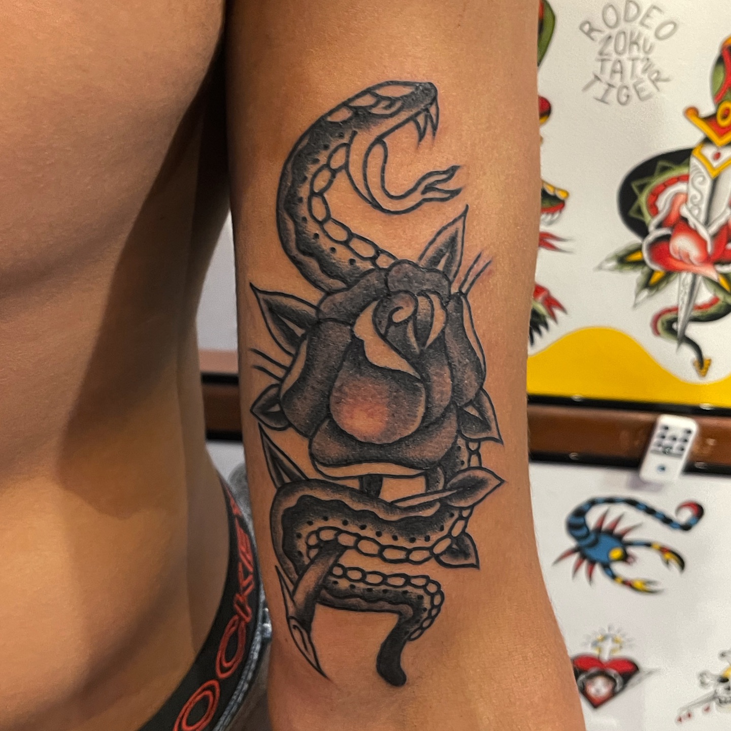 Tattoo by @zoku.tat2 — american_traditional, black_and_grey