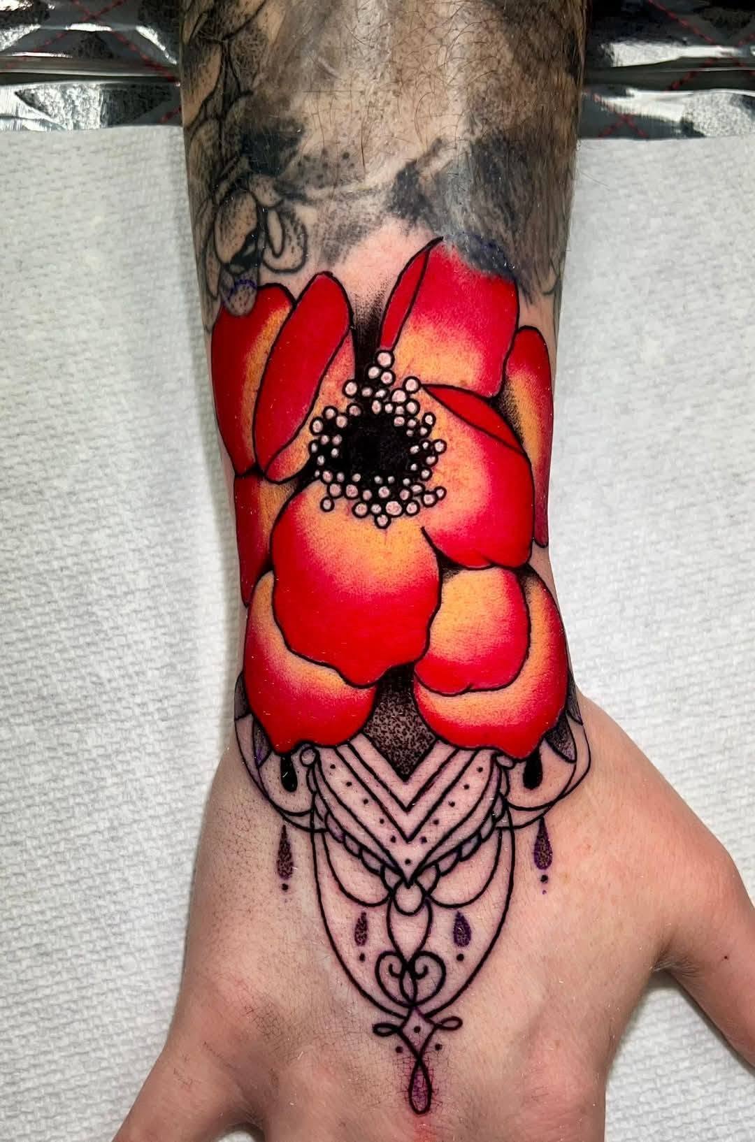 Tattoo by @c_lupori — realism, ornamental