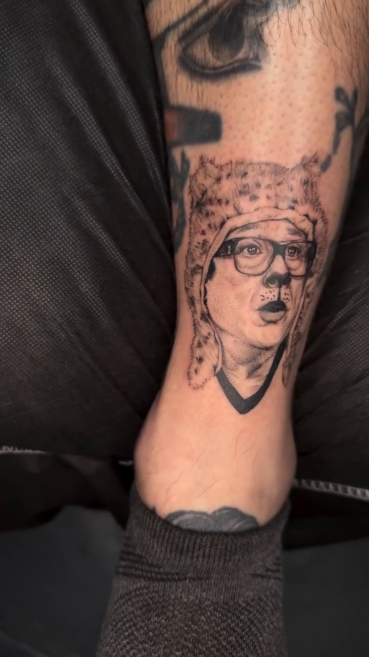 Tattoo by @killjoystabs — realism, black_and_grey