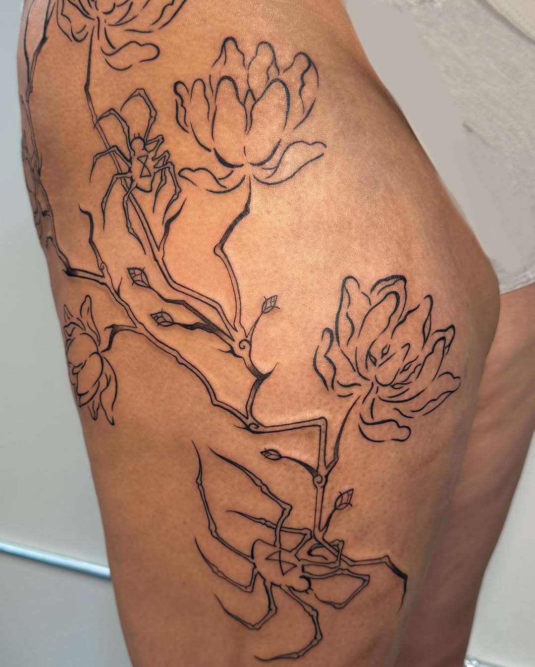 Tattoo by @kittystitches.ink — fine_line, illustrative
