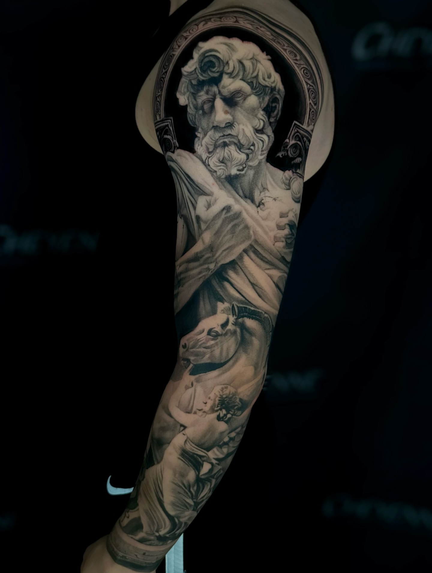 Tattoo by @giuseppe_gibi_bonelli — realism, black_and_grey