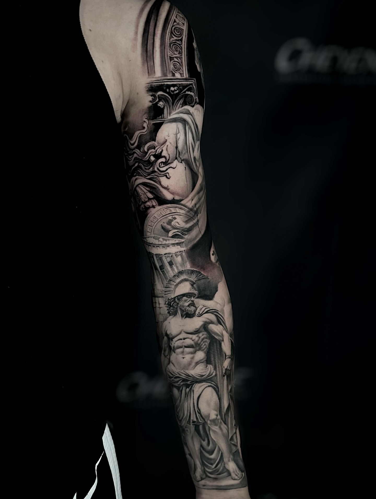 Tattoo by @giuseppe_gibi_bonelli — realism, black_and_grey