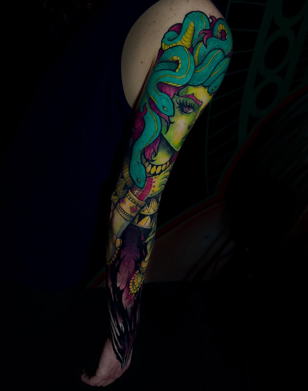 Tattoo by @zenfullart — new_school, trash_polka