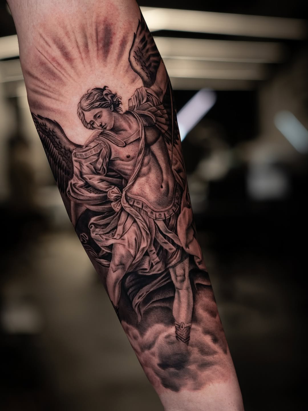 Tattoo by @rendertattoo β realism, black_and_grey