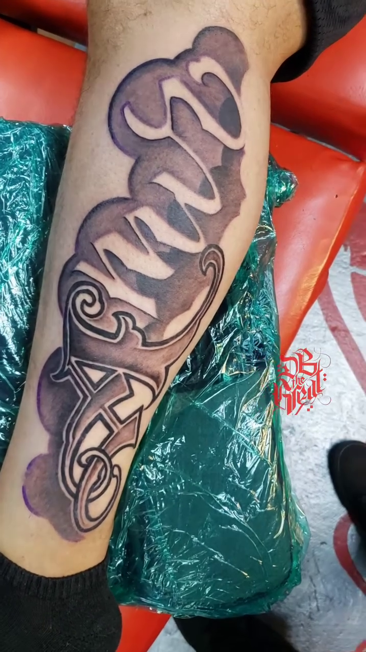 Tattoo by @dbtattooman — black_and_grey, ornamental